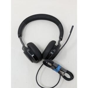 Jabra - Evolve2 40 Stereo Wired On-Ear Headset USB- Black